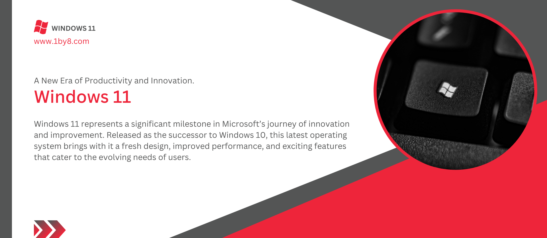 Window 11 Innovation Windows 11: A New Era of Productivity and Innovation - 1By8